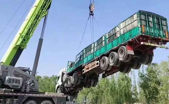 榕城区道路脱困救援案例